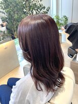 ミュール(miyuru)&nbsp;ピンクブラウンで優しく落ち着きのあるヘアを