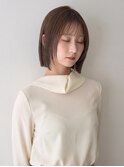 【ふんわり軽い】レイヤーボブ×小顔シルエット