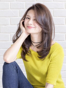 ネオリーブ コパン 鶴見店(Neolive copain)の写真/【低ダメージ白髪染めカラー】白髪染めカラー+トリートメント¥8500~ブリーチなしで創る白髪ぼかしカラー♪