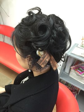 美容室サンク(CINQ) ゆるふわアップ