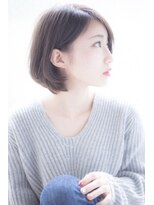 ナチュラルピー バルト 阪急高槻駅前店(Natural.P Bart) 【似合わせカット】ひし形シルエット×グレージュショート