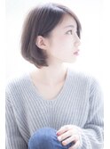 【似合わせカット】ひし形シルエット×グレージュショート