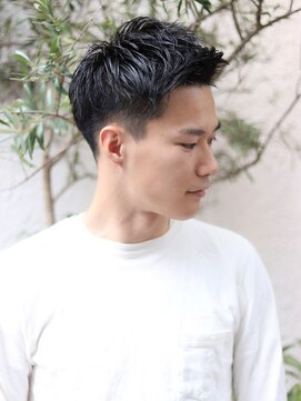 モク 神戸元町店(MOK) 《ビジネス》ツーブロック・アップバングスリークショート