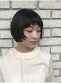 黒髪マッシュショート×髪質改善×大宮×エヌドット
