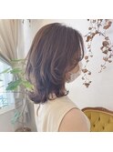 "ミディアムウルフ×透明感ラベンダーカラー"ayumi