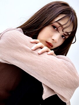 ブティック(boutique) アンニュイバング×ストレートロングスタイル