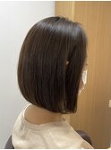 サラッとドライと手櫛でまとまる、大人の上品ストレートボブ☆