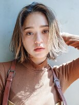 アイティーバイアルバム 藤沢店(IT by ALBUM)&nbsp;ストレートでまっすぐワンカール_オリーブカラー_8087