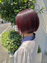 アデプト 金町店(adept)&nbsp;【adept金町店　軽米style】ボブ×チェリーレッド