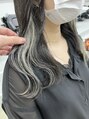 シアター 札幌大通り(THEATER) インナーカラーブリーチ2回からできるホワイトベージュ
