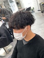 オーバルバイアピッシュ(OVARL by apish) 波巻きスパイラル/ツーブロック/なみなみウェーブ/癖毛カット