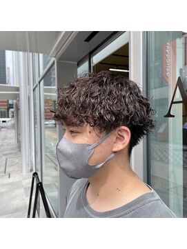 メール(Mer...) ☆波巻きスパイラル×ピンクブラウン☆ 横山飛翔