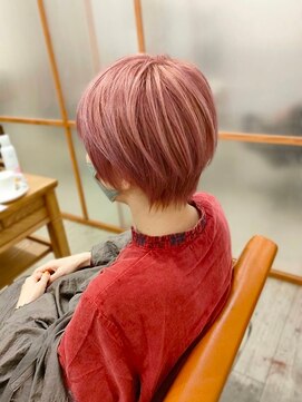 エルベ 内原店(elve) ショート×ピンク