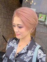 アンク クロス 池袋北口店(ANKHCROSS) ペールピンク/オルチャンヘア/ハンサムショート/池袋