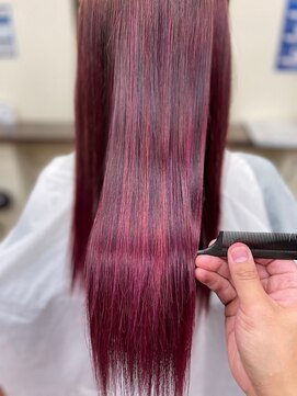 アローズ 久留米店(arose) 大人かわいい小顔ハイライトカラー森ガール風ロング