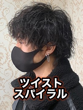 リスタバイネオリーブ 浅草(Re:sta by neolive) ソフトツイスパツイストスパイラル縦落ちツイスパメンズパーマ