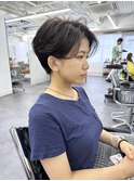 【Owll】20代30代40代大人ハンサムベリーショート　ブルージュ