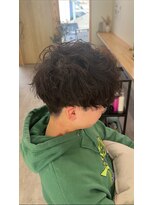 エス(es.)&nbsp;波巻きmixスパイラルパーマ