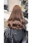 【大内萌花指名】ブリーチなし ミルクティーベージュ