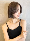 切りっぱなしボブ 美髪似合わせカット くびれボブ M0405