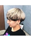 ホワイト×ブラック　エンドカラー