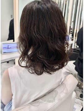 ザザアオヤマ(ZA/ZA AOYAMA) デジタルパーマ/ミディアム/レイヤーカット