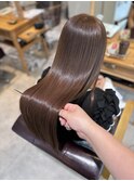 ブリーチなしWカラー×髪質改善トリートメント