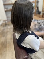 ゴーシェン 津田沼本店(Goshen)&nbsp;外ハネミディアム×ダークグレー