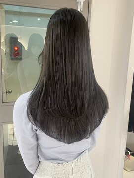 キャンバス バイ ネオリーブ 横浜西口(Canvas by neo.) ワンカールで可愛く美髪ストレート×ダークグレージュ【横浜】