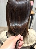【髪質改善】柔らかい質感の酸性ストレート