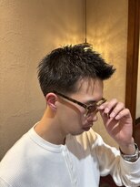 ディスパッチヘアー 甲子園店(DISPATCH HAIR)&nbsp;メンズ/スパイキーショート/テーパーフェード