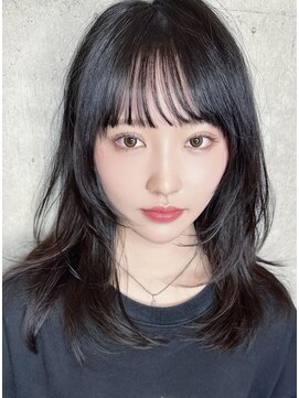 クーエフー(coo et fuu) レイヤーカットレイヤー透明感カラーシースルーバング