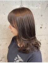 オーサム 下北沢(THE AWESUM)&nbsp;大人ミディ/レイヤーカット/ブラウンベージュ[下北沢/下北沢駅]