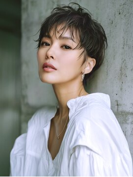 アルトリスト(Altruist Aging×HAIR&SPA) ★ダークアッシュ大人ガーリーボブ着物似合わせカット/髪質改善