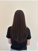 ワンレングスストレートスタイル