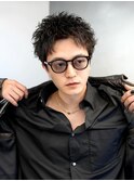 渋谷スパイキーショートパーマルーズショートメンズショート