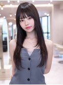 レイヤーカット/顔まわり/韓国ヘア/小顔/20代30代大人かわいい
