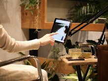 ハナワ エビス トウキョウ ヘアーサロン(HanaWa ebisu tokyo hair salon)の雰囲気（ご希望によりドリンクサービスも◎[オーガニック/白髪ぼかし]）