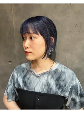 ペニー(PENNY) ネイビー×ボブ