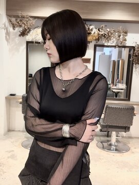 MY KEY HAIR　広島/髪質改善/縮毛矯正【2025年12月10日NEW OPEN(予定)】 タッセルボブ