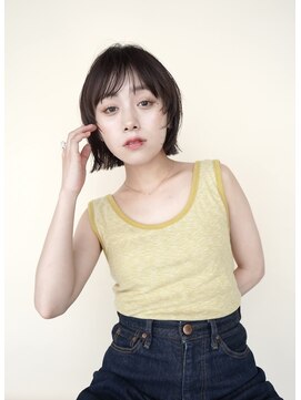 エルマノ 仙川(L mano) 〈S27〉大人ショートハイライト髪質改善キッズカット前髪30代40