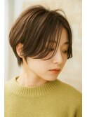 ハンサムショート×サンドベージュ