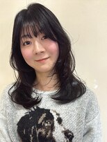 イーストハムネオ(EAST HAM NEO)&nbsp;暗髪/レイヤーカット/顔まわりカット/カール