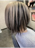 アンブレラカラー　白髪ぼかし　ダブルカラー
