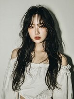 ハナレ(hanare)&nbsp;ヘルシーロング/ソバージュ/無造作カール/アッシュブラック/清須