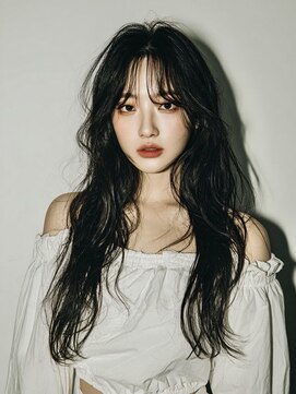 ハナレ(hanare) ヘルシーロング/ソバージュ/無造作カール/アッシュブラック/清須