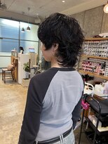 リンネ(Lin'ne)&nbsp;マレットヘアにシャドウパーマで個性をプラス！