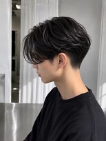ネオリーブウリ 二子玉川店(Neolive uri) 韓国マッシュスペインカールスパイキーショートブルーブラック