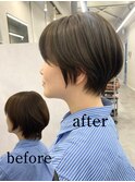 【市井友佳子】大人簡単スタイリングショート/町田ボブ/ショート