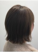 ショートボブ★スモーキーブラウン
